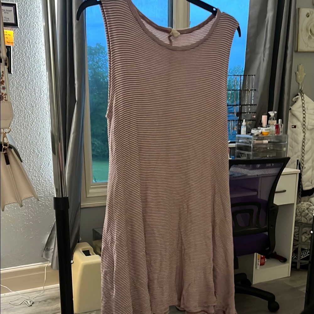 Elan Checkered Knit Top in Brown and Cream